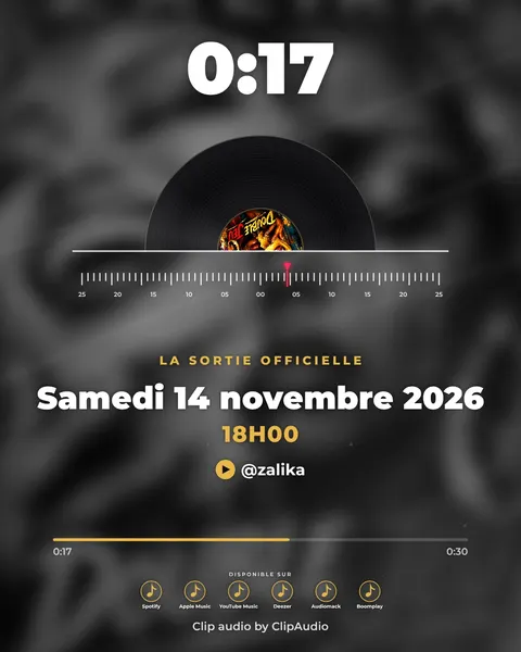 Club platine — Noir et blanc, demi-vinyle, chrono géant